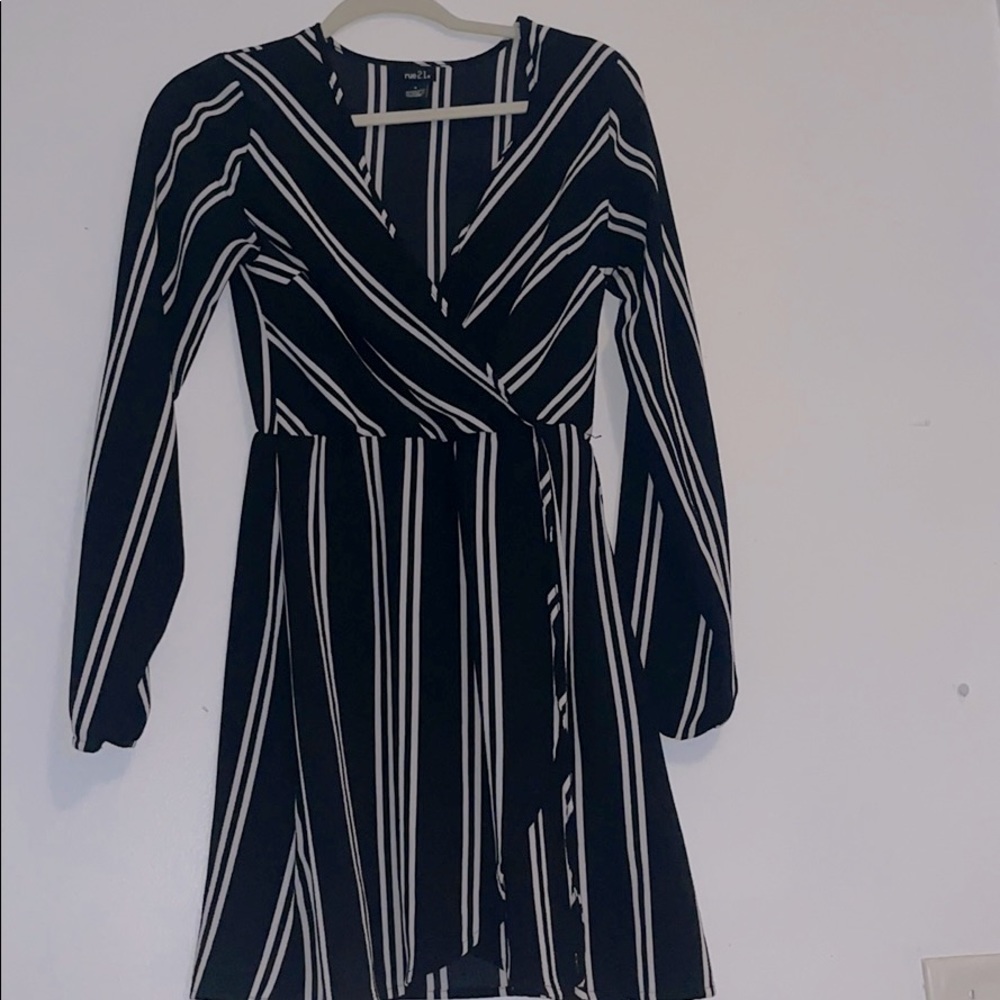 Black and white dress